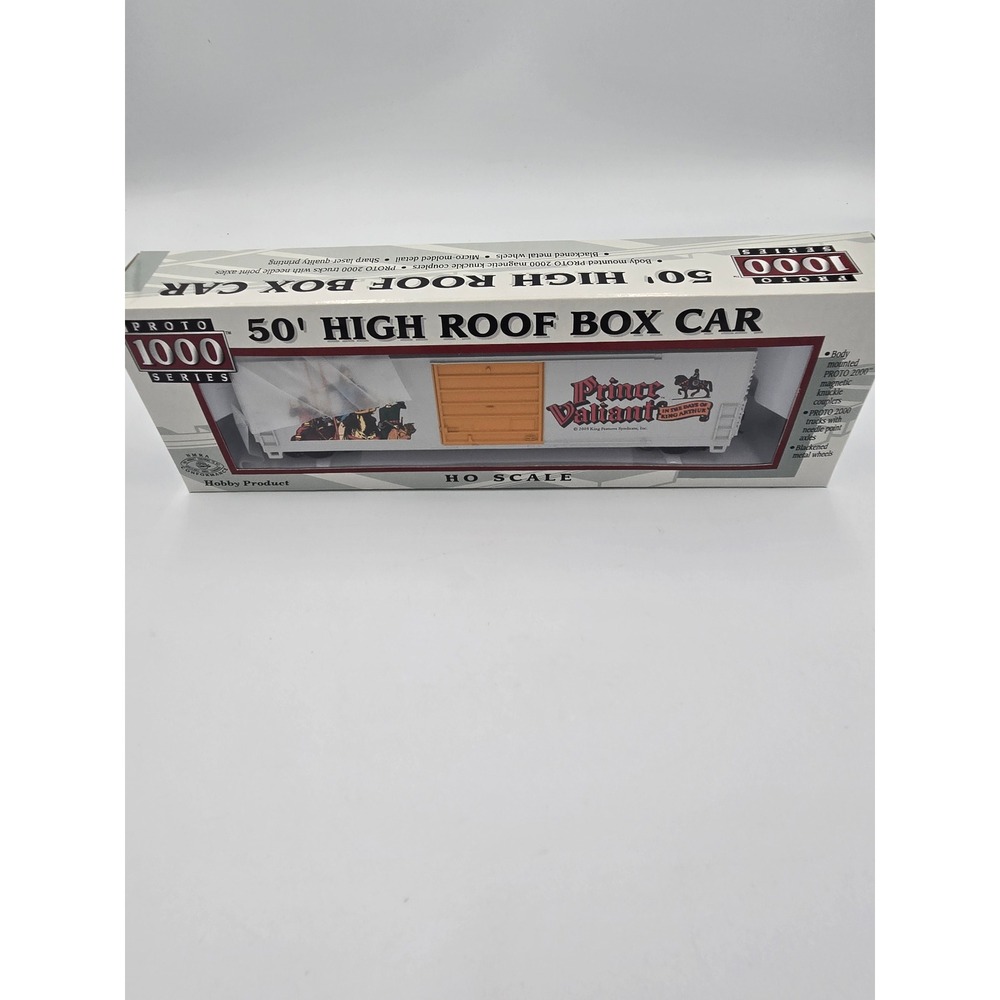 Proto 1000 HO Scale 50' High Roof Box Car Prince Valiant Life-Like 88722